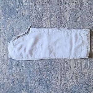 Jcrew white linen pants